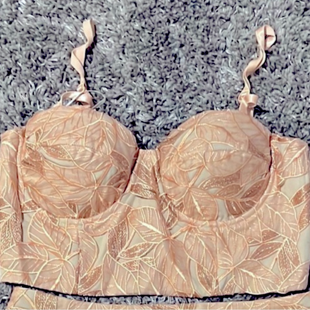 Jluxlabel Metallic lace set